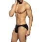 BIKINI BRILLANT NOIR ET DORE UN617 - ES COLLECTION
