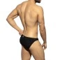 BIKINI BRILLANT NOIR ET DORE UN617 - ES COLLECTION