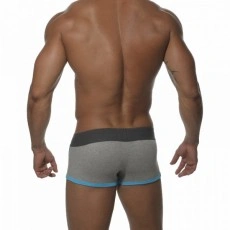 ES BOXER 153 BASIC STRIPE GRIS / TURQUOISE