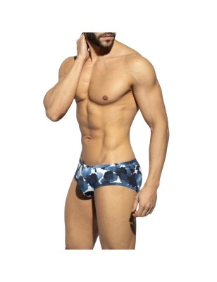 SLIP DE BAIN SWISS COW BLEU UN620 - ES COLLECTION