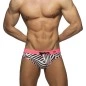 SLIP DE BAIN A RAYURES GHANA ROSE FLUO ADS334 - ADDICTED