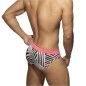 SLIP DE BAIN A RAYURES GHANA ROSE FLUO ADS334 - ADDICTED