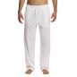 PANTALON EN LIN BLANC 10362 - MODUS VIVENDI