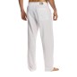 PANTALON EN LIN BLANC 10362 - MODUS VIVENDI PANTALON EN LIN BLANC 10362 - MODUS VIVENDI