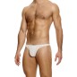 SLIP TAILLE BASSE STRIPED CROCHET BEIGE 07413 - MODUS VIVENDI