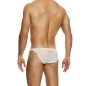 SLIP TAILLE BASSE STRIPED CROCHET BEIGE 07413 - MODUS VIVENDI
