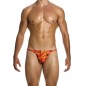 PACK SLIP + STRING DE BAIN FEU 4 ELEMENTS ROUGE GS2511 - MODUS VIVENDI