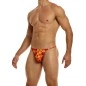 PACK SLIP + STRING DE BAIN FEU 4 ELEMENTS ROUGE GS2511 - MODUS VIVENDI
