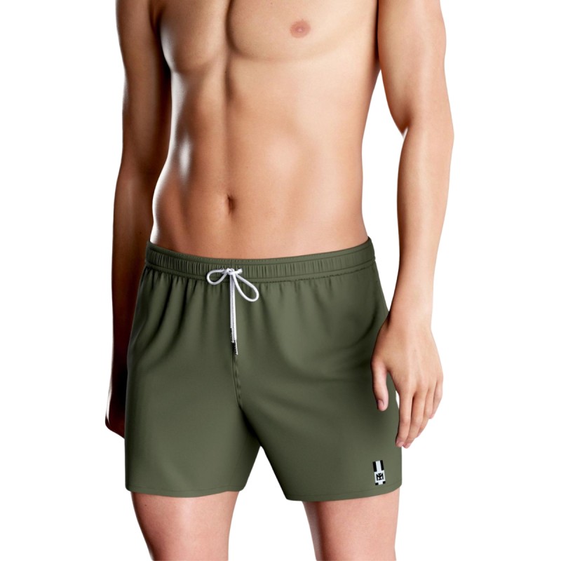 SHORT DE BAIN UNI KAKI IM1940L3900 - IMPETUS