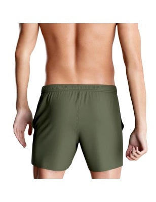 SHORT DE BAIN UNI KAKI IM1940L3900 - IMPETUS