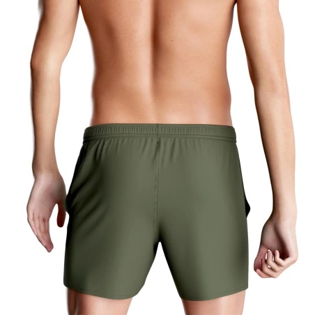 SHORT DE BAIN UNI KAKI IM1940L3900 - IMPETUS