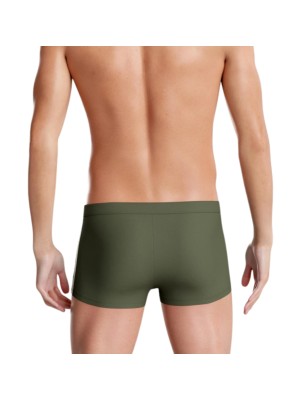 BOXER DE BAIN A RAYURES LATERALES KAKI IM1924L4300 - IMPETUS