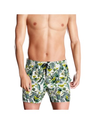 SHORT DE BAIN A MOTIF TROPICAL IM1943N1700 - IMPETUS