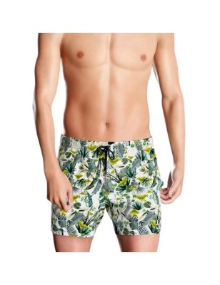 SHORT DE BAIN A MOTIF TROPICAL IM1943N1700 - IMPETUS