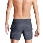 SHORT DE BAIN A MOTIF GEOMETRIQUE MARINE IM1943N2300 - IMPETUS