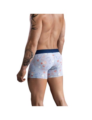 BOXER CONEY MOTIFS LAPIN BLEU LILA 172319 - CLEVER