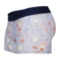 BOXER CONEY MOTIFS LAPIN BLEU LILA 172319 - CLEVER