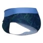 SLIP CLASSIQUE MOTIF FLORAL BLEU 172808 - CLEVER