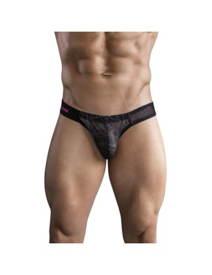 SLIP GEOMETRIQUE NOIR 174701 - CLEVER