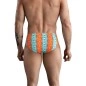 SLIP DE BAIN MOTIF OCELARIS ORANGE ET BLEU 174104 - CLEVER