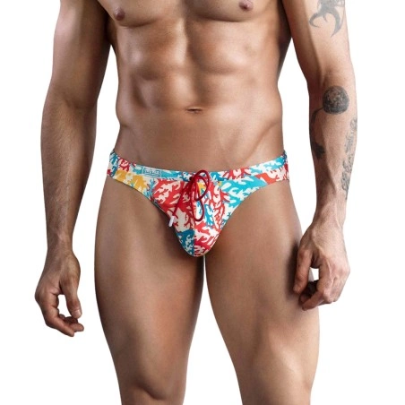SLIP DE BAIN MOTIF CORAIL 173803 - CLEVER