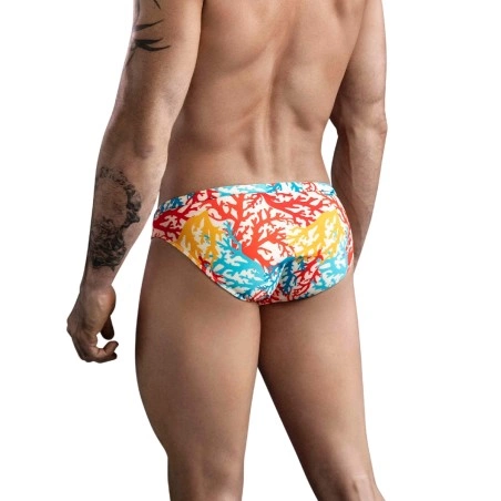 SLIP DE BAIN MOTIF CORAIL 173803 - CLEVER
