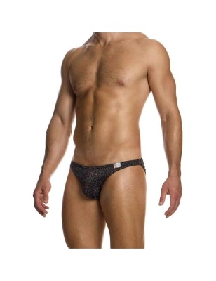 SLIP TAILLE BASSE DELUSION NOIR ET PAILLETTES 02514 - MODUS VIVENDI