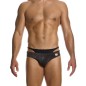 PACK STRING + SLIP  DELUSION NOIR ET PAILLETTES 02512 - MODUS VIVENDI