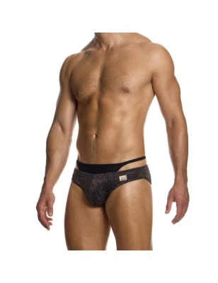 PACK STRING + SLIP  DELUSION NOIR ET PAILLETTES 02512 - MODUS VIVENDI