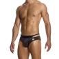 PACK STRING + SLIP  DELUSION NOIR ET PAILLETTES 02512 - MODUS VIVENDI