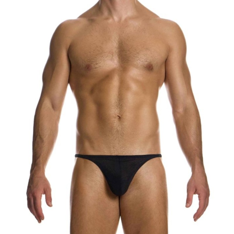 STRING SOLO DELUSION EN MESH NOIR 02512-1 - MODUS VIVENDI