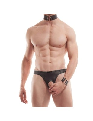 JOCKSTRAP OUVERT NEOPRENE NOIR - J008-0D - WOJOER