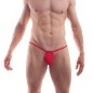 MINI STRING FICELLE BEUN BASIC ROUGE - S003-0D - WOJOER