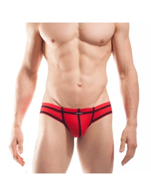 MINI SLIP BEUN STRIPP ROUGE ET NOIR - P704-0M - WOJOER