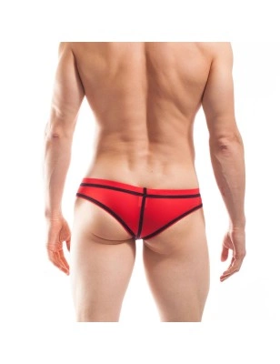 MINI SLIP BEUN STRIPP ROUGE ET NOIR - P704-0M - WOJOER