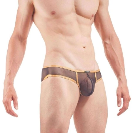 MINI SLIP HIPSTER GOLDEDITION NOIR ET OR - P702-0D - WOJOER