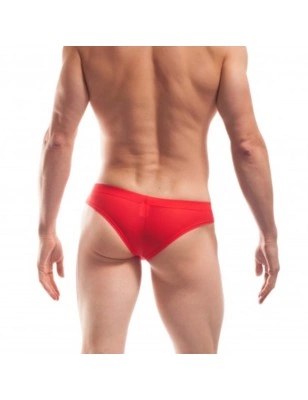 MINI SLIP BEUN HIPSTER A CLIPS ROUGE - P703-0D - WOJOER
