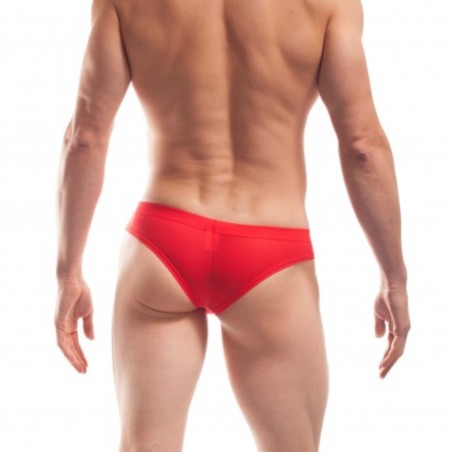 MINI SLIP BEUN HIPSTER A CLIPS ROUGE - P703-0D - WOJOER