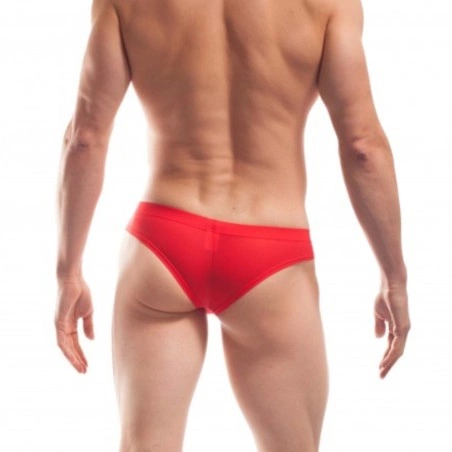 MINI SLIP BEUN HIPSTER A CLIPS ROUGE - P703-0D - WOJOER