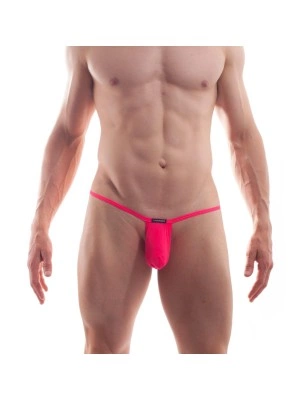 MINI STRING FICELLE BEUN BASIC CORAIL FLUO - S003-0R - WOJOER