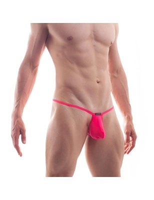 MINI STRING FICELLE BEUN BASIC CORAIL FLUO - S003-0R - WOJOER