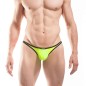 MINI BIKINI STRIPE JAUNE FLUO - B028-0D - WOJOER