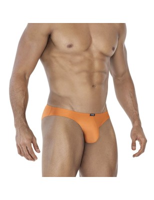 MINI SLIP SPANDEX ORANGE/CUIVRE C4MSPX01 - CUT4MEN