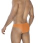 MINI SLIP SPANDEX ORANGE/CUIVRE C4MSPX01 - CUT4MEN MINI SLIP SPANDEX ORANGE/CUIVRE C4MSPX01 - CUT4MEN