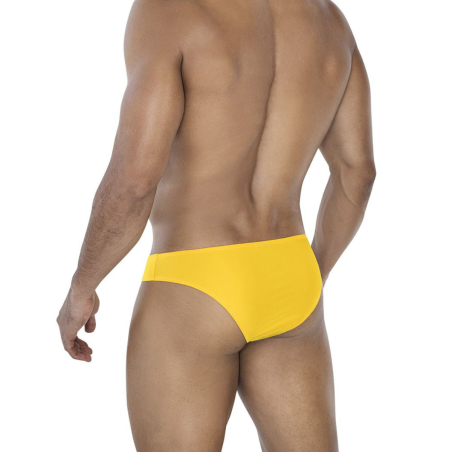 MINI SLIP SPANDEX JAUNE FLUO C4MSPX01 - CUT4MEN