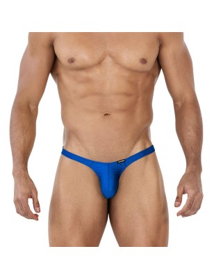 STRING BRESILIEN SPANDEX BLEU ROI C4MSPX06 - CUT4MEN