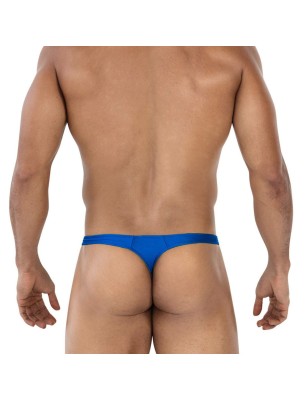 STRING BRESILIEN SPANDEX BLEU ROI C4MSPX06 - CUT4MEN