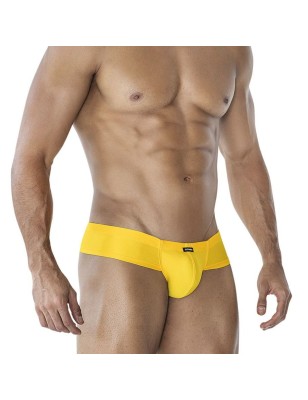 MINI SLIP HYBRIDE SPANDEX JAUNE FLUO C4MSPX22 - CUT4MEN