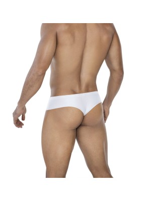 MINI SLIP HYBRIDE SPANDEX BLANC C4MSPX22 - CUT4MEN