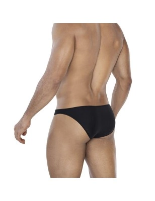 SLIP TAILLE BASSE  BULGE SPANDEX NOIR C4MSPXBUL01 - CUT4MEN